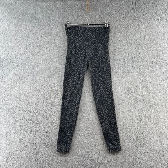 Spanx Look at Me Now Seamless Indigo Leopard Print Leggings Size Small - Picture 4 of 9